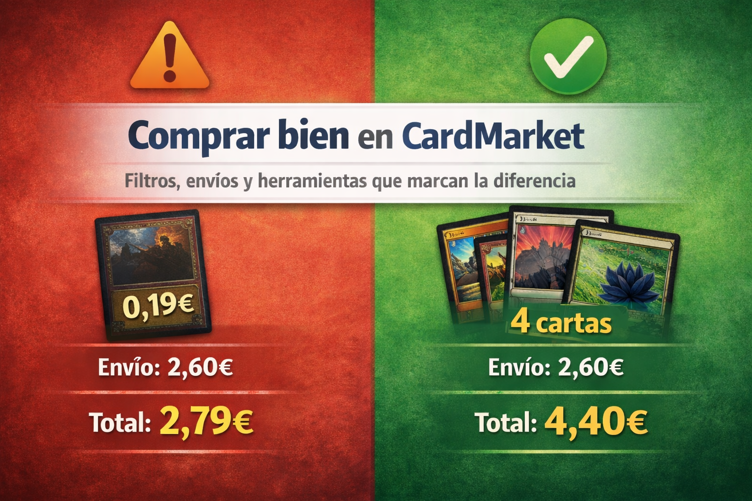 Cómo comprar cartas Magic y otros TCG’s en CardMarket de forma inteligente 2026